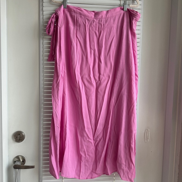 American Eagle Pink Wrap Skirt SZ XXL - Picture 4 of 4